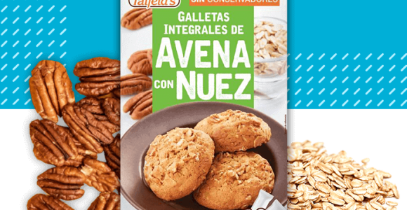 Galletas De Avena Y Nuez
