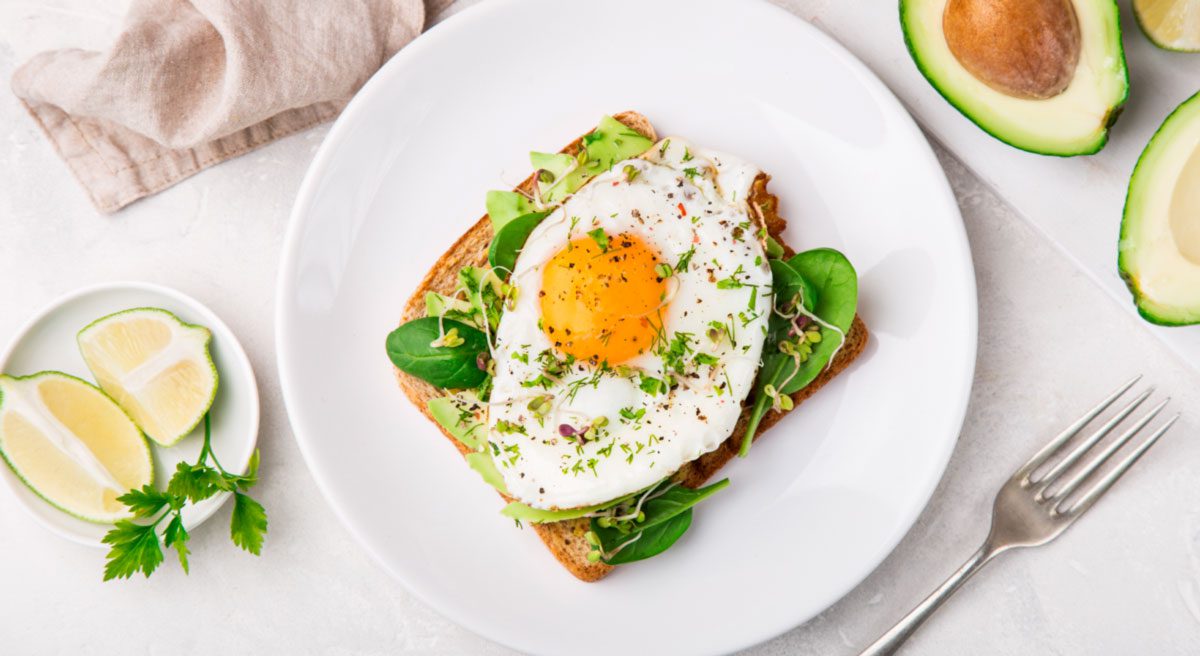 Desayunos Saludables Tostada De Huevo