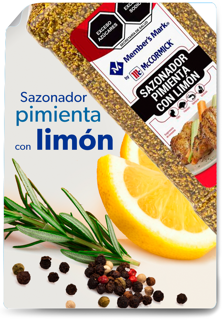 Especias Pimienta Limon