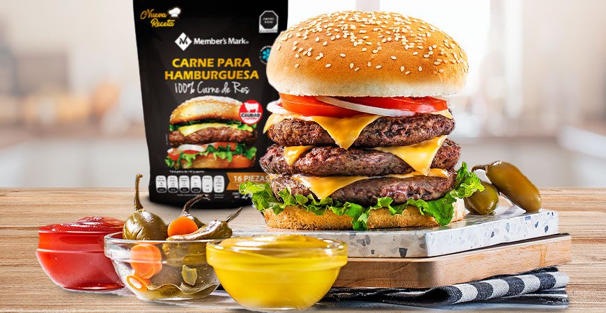 Carne para hamburguesa Member's Mark, exquisito sabor sin complicación |  Revista Socio Sam's Club