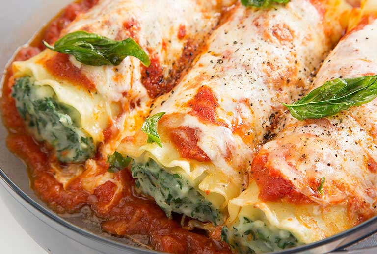 Canelones Queso Manchego