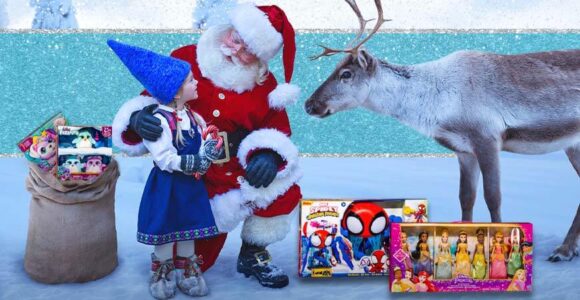 Santa Claus Llegó Del Polo Norte Con Los Mejores Juguetes