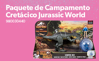 Paquete De Campamento Cretácico Jurassic World