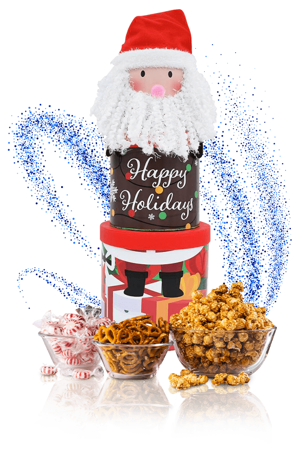 Torre De Cajas De Navidad, Santa Claus