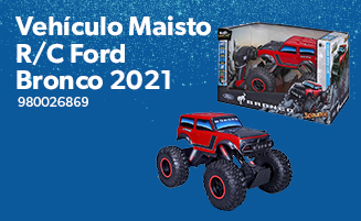 Vehículo Maisto R/C Ford Bronco 2021