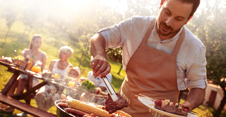 destacada parrillada papa