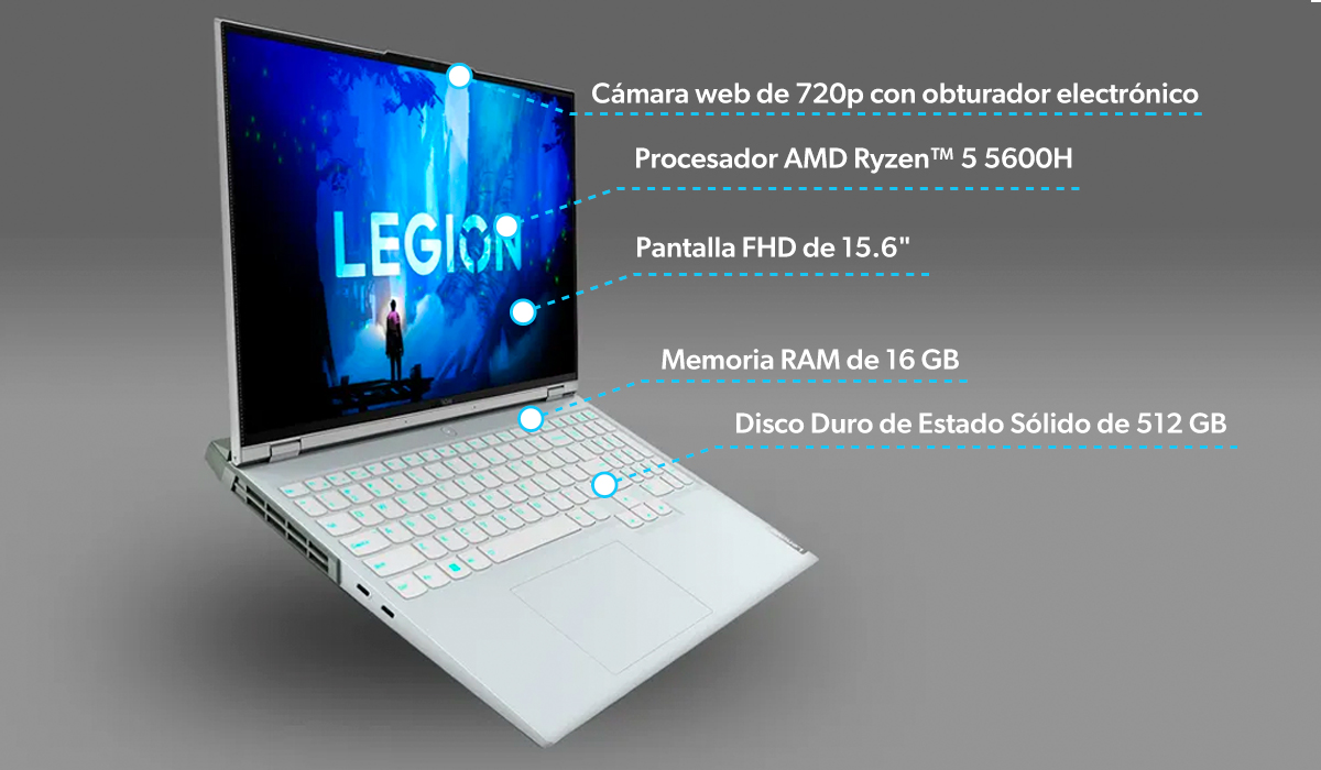 Newsletter Tech Julio 2023 Estrella Del Mes Laptop Gaming Lenovo Legion 5 15Ach6 2
