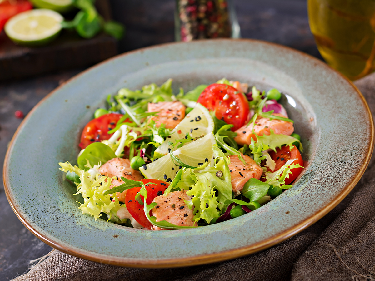 Ensalada Con Salmon Portada