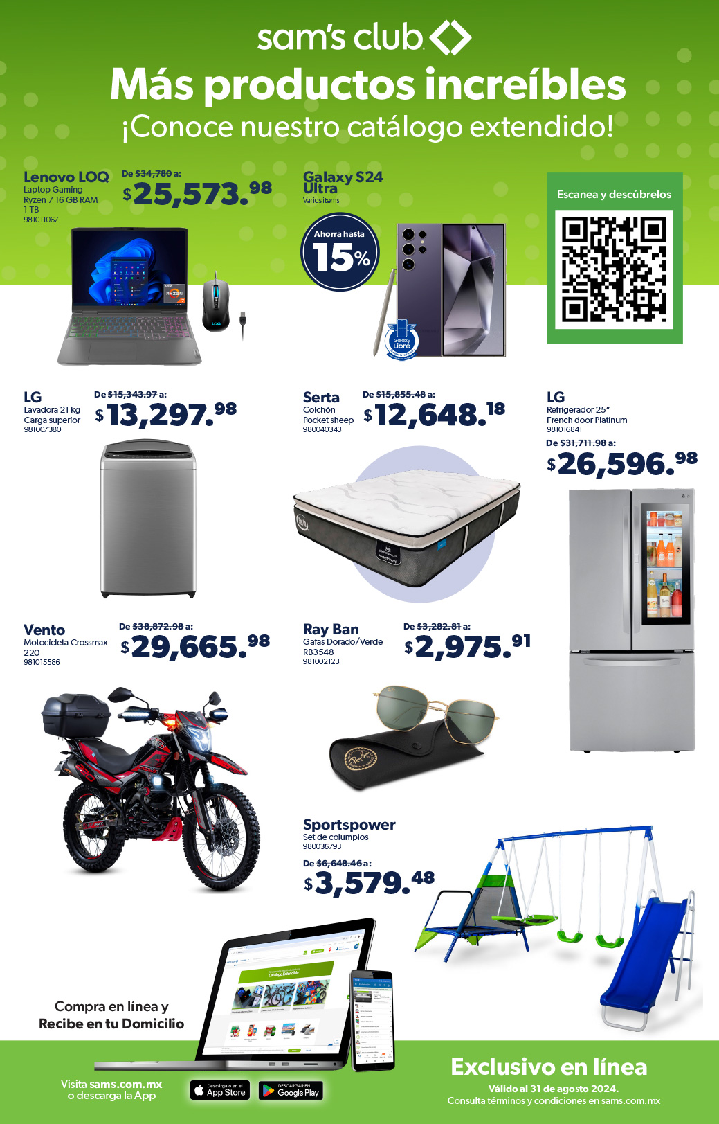 Catálogo Extendido Sam’s Club, ofertas exclusivas en línea Revista
