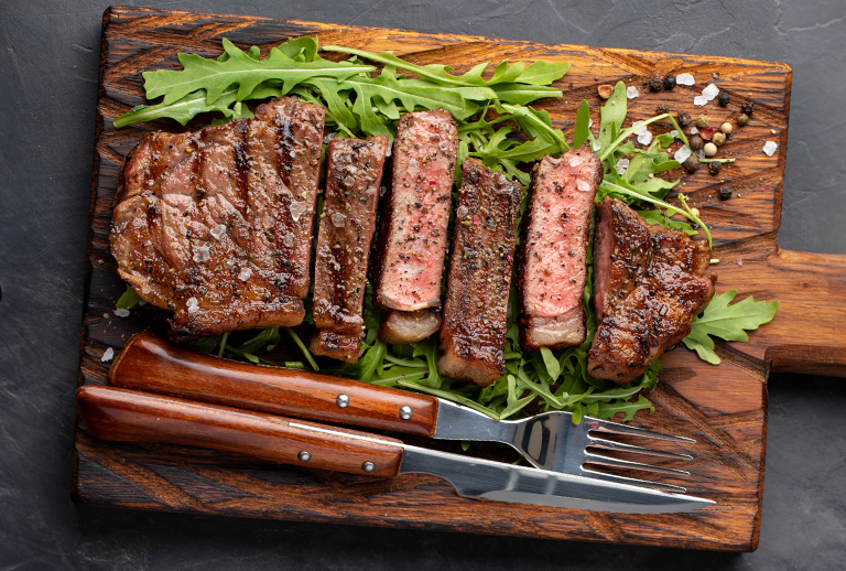 Rib Eye Con Arugula