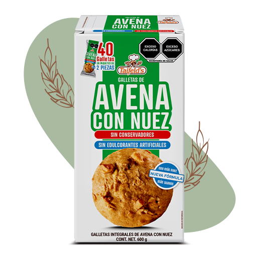 Galleta De Avena Con Nuez