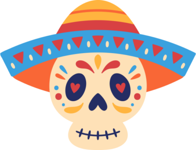 Calavera Azucar Hombre