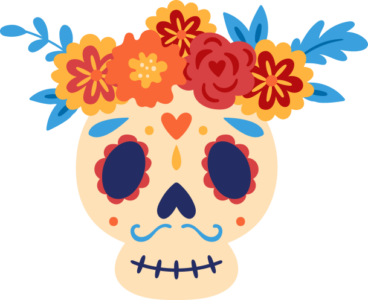 Calavera Azucar Mujer