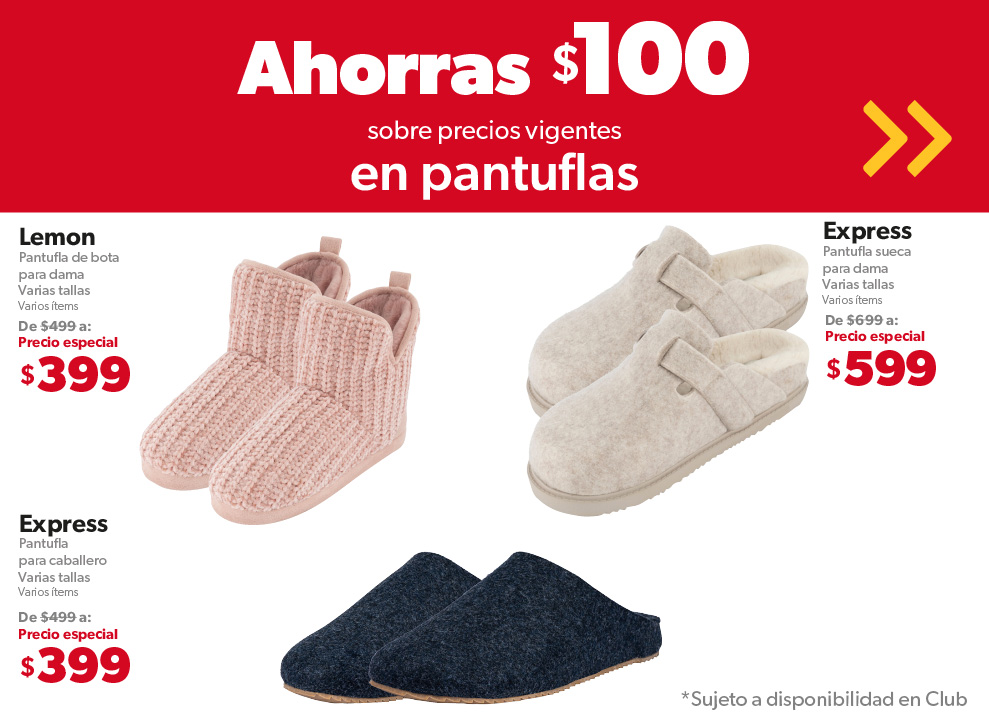 134 Pantuflas