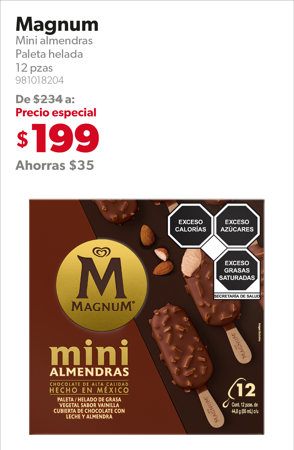 169 Minialmendraspaletahelada Magnum