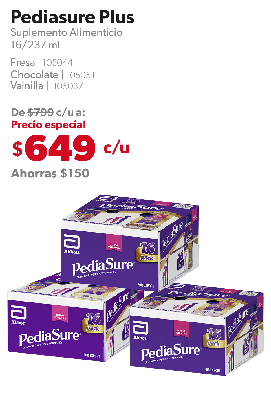 181 Suplementoalimenticio Pediasureplus