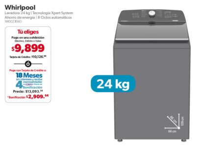 89 Lavadora24Kg Whirlpool