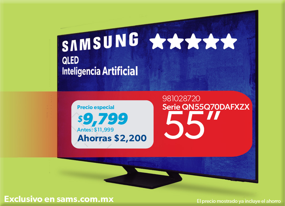 121 PantallaQLED55pulgadas Samsung
