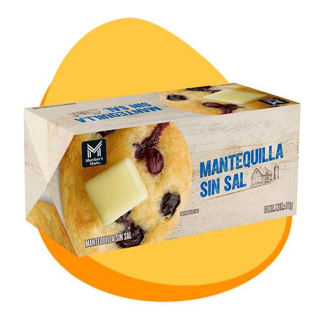 mantequilla sin sal mm