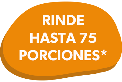 sello rinde 75 porciones