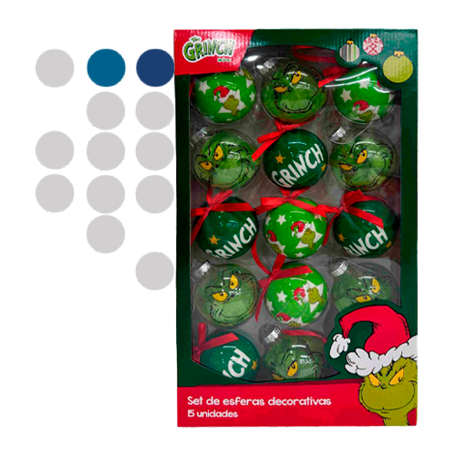 esferas grinch
