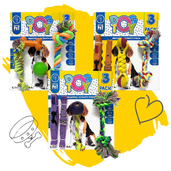 pack juguetes para perro